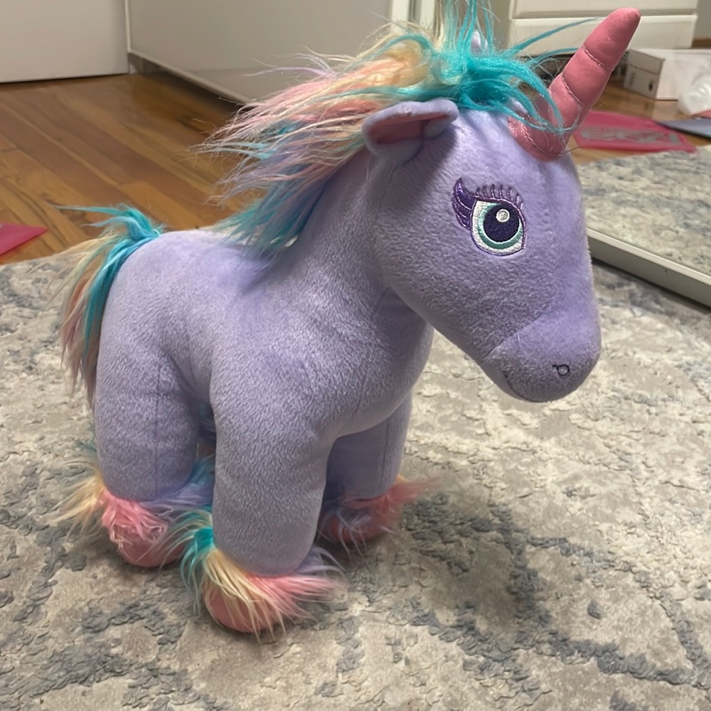 Build-a-bear rainbow unicorn plush